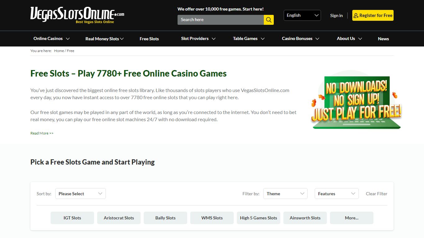 Free Slots Online - Play 7,780+ Online Slots FREE